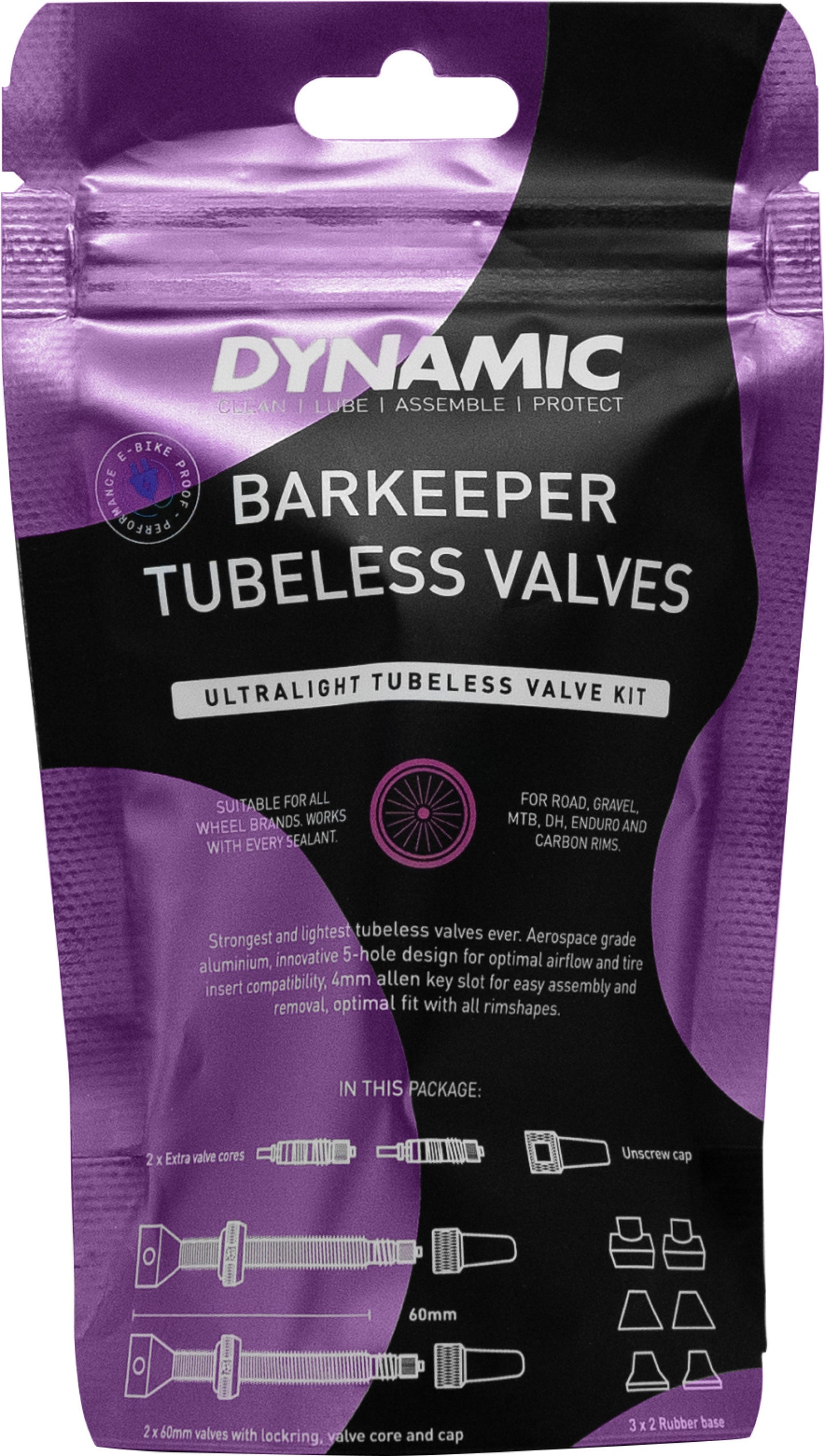 Dynamic Bar Keeper Tubeless Ventilkit