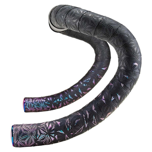 Supacaz Super Sticky Kush Star Fade Styrbånd – Oil Slick