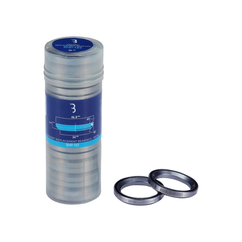 BBB Headsetleje 1 1/4" – 46,8 x 34 x 7 mm 45°/45° (MR168)